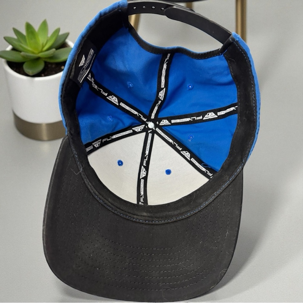 Fly Racing Blue and Black Cap - Picture 2 of 2